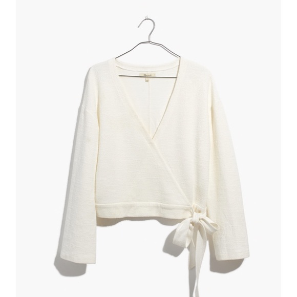 Madewell Tops - Madewell Texture & Thread Wrap Top